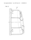 Air cleaner arrangments with end support for cartridge; components; and, methods diagram and image