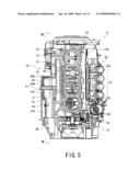 EXHAUST SYSTEM OF OUTBOARD MOTOR diagram and image