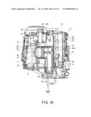 EXHAUST SYSTEM OF OUTBOARD MOTOR diagram and image