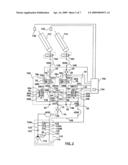 SYSTEM AND APPARATUS TO SYNCHRONIZE A PLURALITY OF HYDRAULICALLY ACTUATED COMPONENTS diagram and image