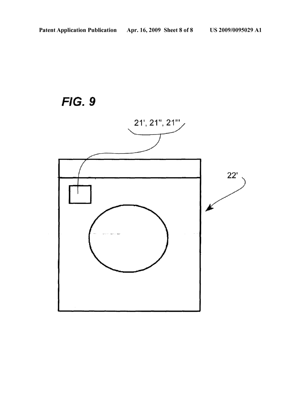 Laundry washing machine with automatic laundry products dispensing - diagram, schematic, and image 09