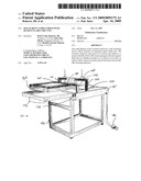 SILK SCREEN SAMPLE PRESS WITH QUARTZ FLASH CURE UNIT diagram and image