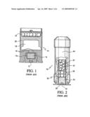 High-pressure fixed munition for low-pressure launching system diagram and image