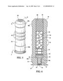 High-pressure fixed munition for low-pressure launching system diagram and image