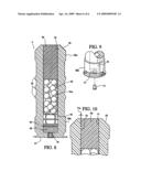 High-pressure fixed munition for low-pressure launching system diagram and image