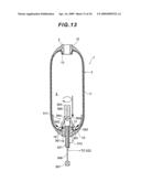 Container cleaning device, container cleaning method, and tank diagram and image