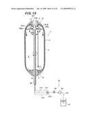 Container cleaning device, container cleaning method, and tank diagram and image