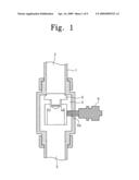 Valve with sensor for process solution, and apparatus and method for treating substrate using the same diagram and image