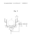 Valve with sensor for process solution, and apparatus and method for treating substrate using the same diagram and image