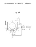 Valve with sensor for process solution, and apparatus and method for treating substrate using the same diagram and image