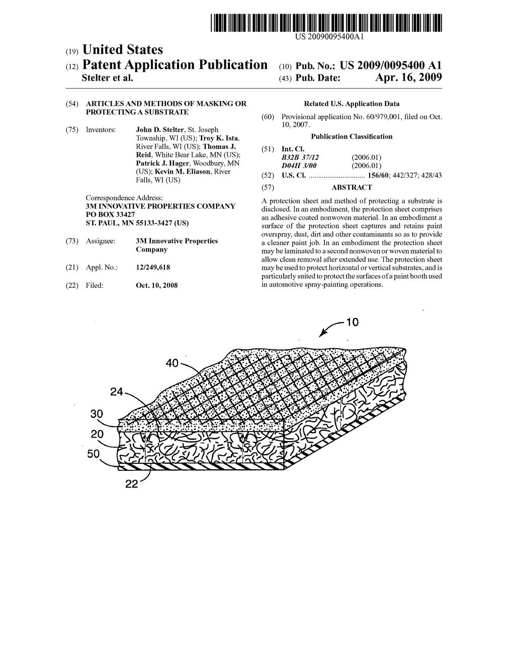 ARTICLES AND METHODS OF MASKING OR PROTECTING A SUBSTRATE - diagram, schematic, and image 01