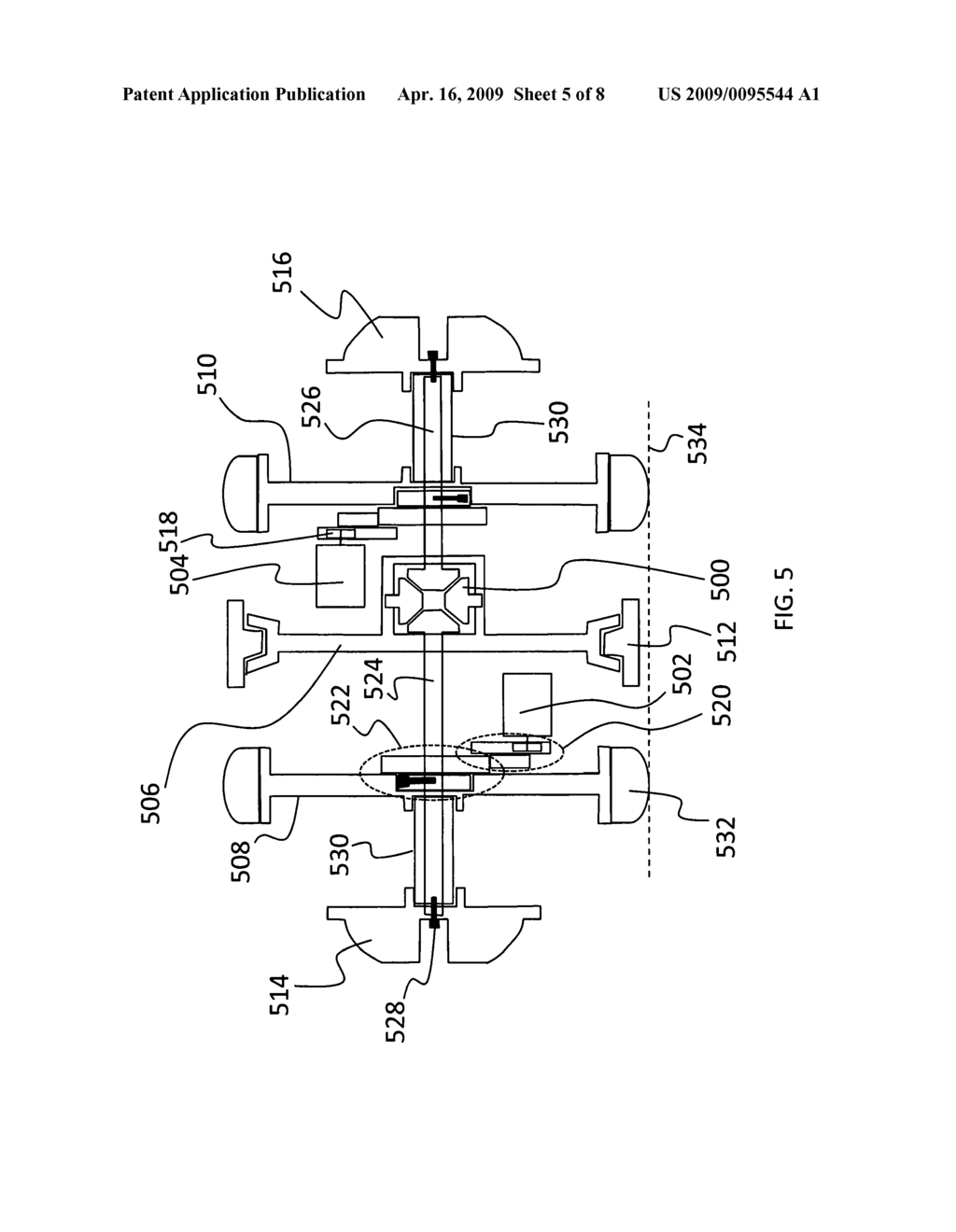 Remotely controlled vehicle with a track mechanism and independently operated wheels - diagram, schematic, and image 06