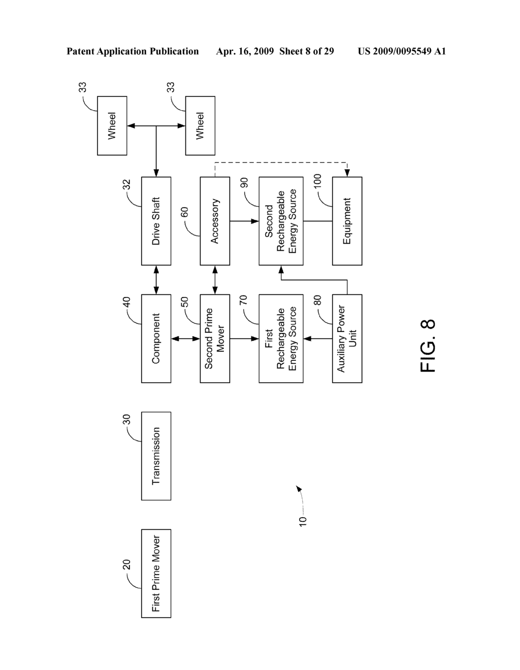 HYBRID VEHICLE DRIVE SYSTEM AND METHOD AND IDLE REDUCTION SYSTEM AND METHOD - diagram, schematic, and image 09