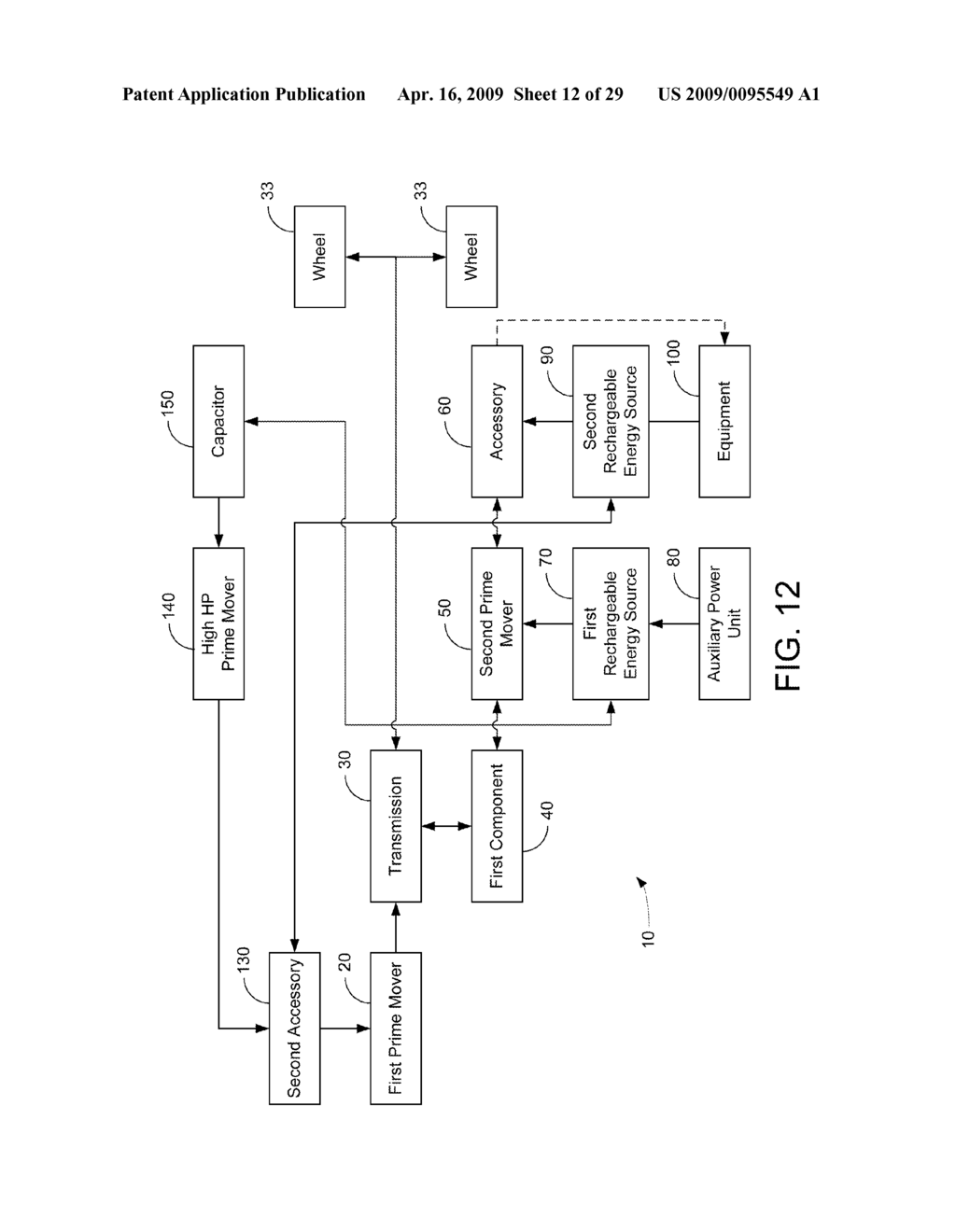 HYBRID VEHICLE DRIVE SYSTEM AND METHOD AND IDLE REDUCTION SYSTEM AND METHOD - diagram, schematic, and image 13