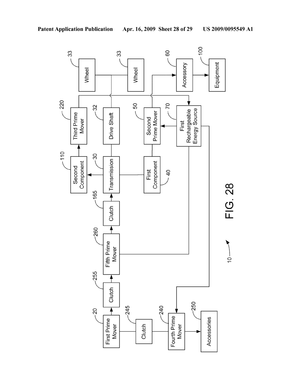 HYBRID VEHICLE DRIVE SYSTEM AND METHOD AND IDLE REDUCTION SYSTEM AND METHOD - diagram, schematic, and image 29