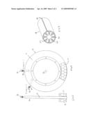 Heat sink for disc brake rotor diagram and image