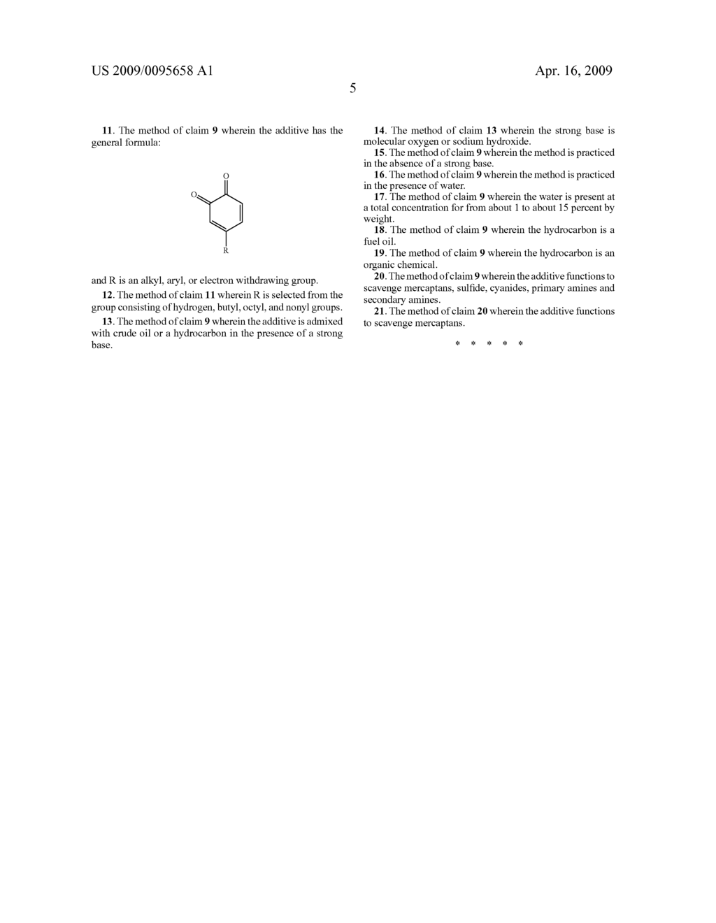 MULTIFUNCTIONAL SCAVENGER FOR HYDROCARBON FLUIDS - diagram, schematic, and image 06