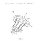 HUB FOR POSITIONING ANNULAR STRUCTURE ON A SURGICAL DEVICE diagram and image