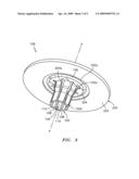 HUB FOR POSITIONING ANNULAR STRUCTURE ON A SURGICAL DEVICE diagram and image