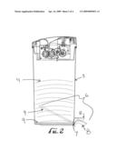 Shredder with waste leveler and compactor diagram and image