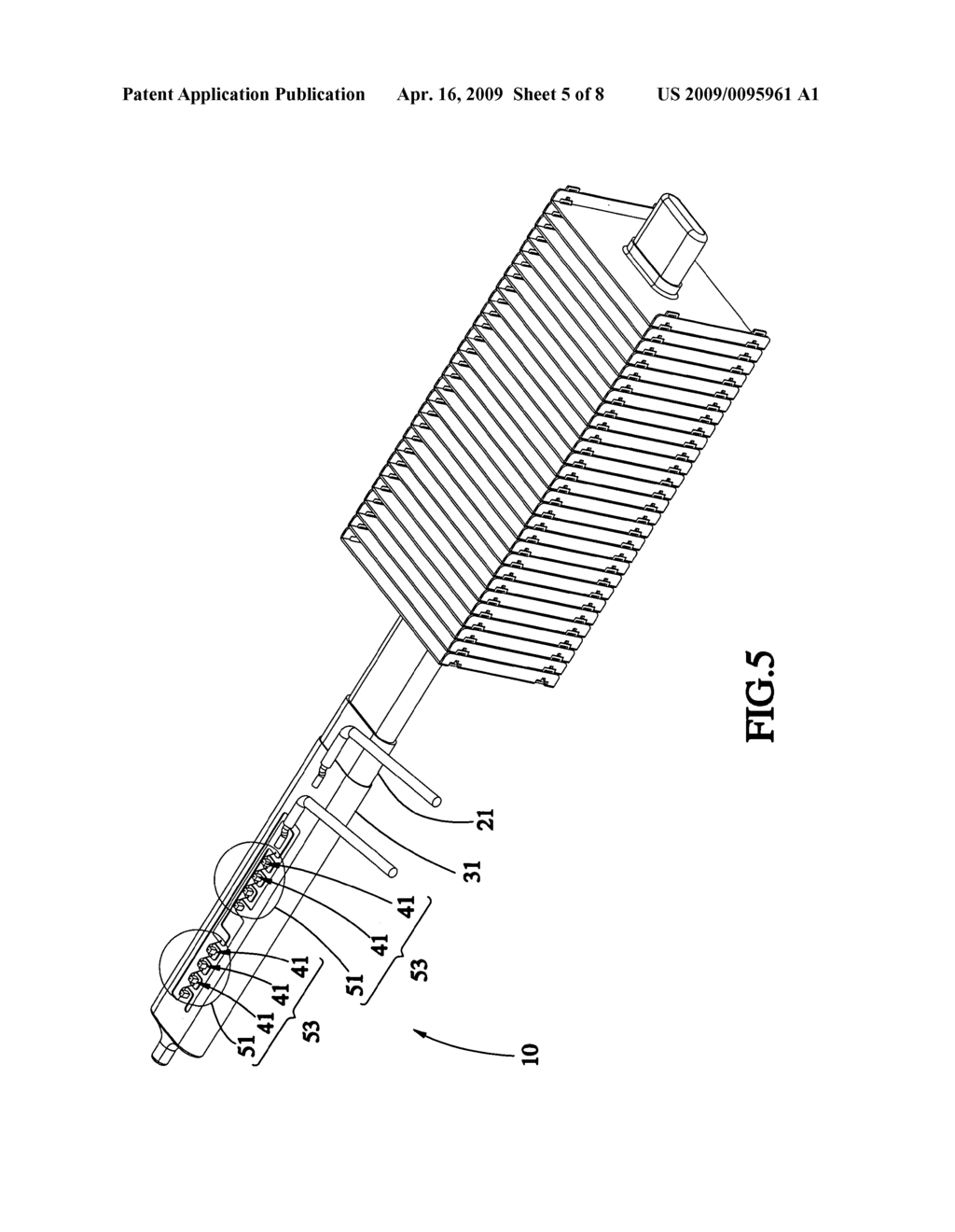 Combination of LED and heat dissipation device - diagram, schematic, and image 06