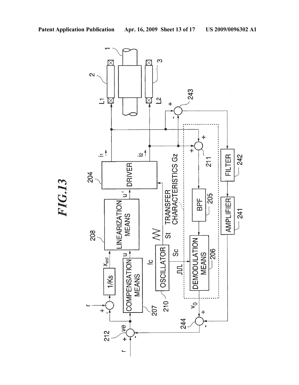 MAGNETIC BEARING DEVICE AND METHOD - diagram, schematic, and image 14