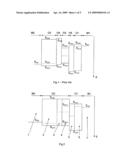 Light-emitting organic diode comprising not more than two layers of different organic materials diagram and image