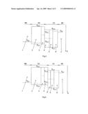 Light-emitting organic diode comprising not more than two layers of different organic materials diagram and image