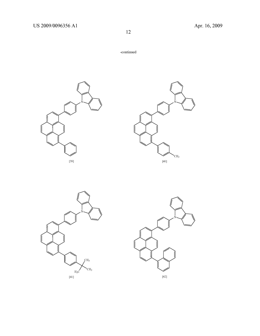 Light-emitting device material and light-emitting device - diagram, schematic, and image 13