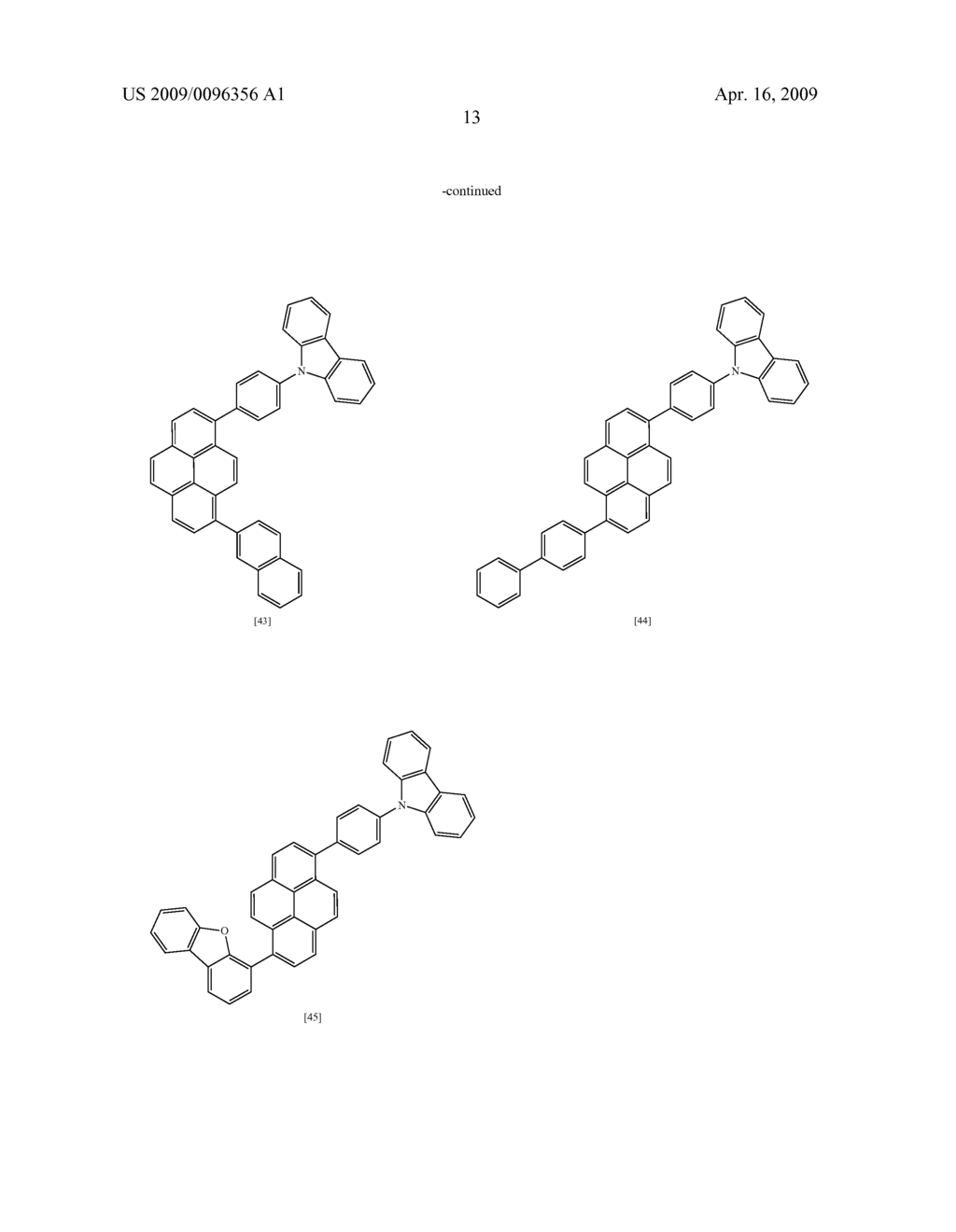 Light-emitting device material and light-emitting device - diagram, schematic, and image 14