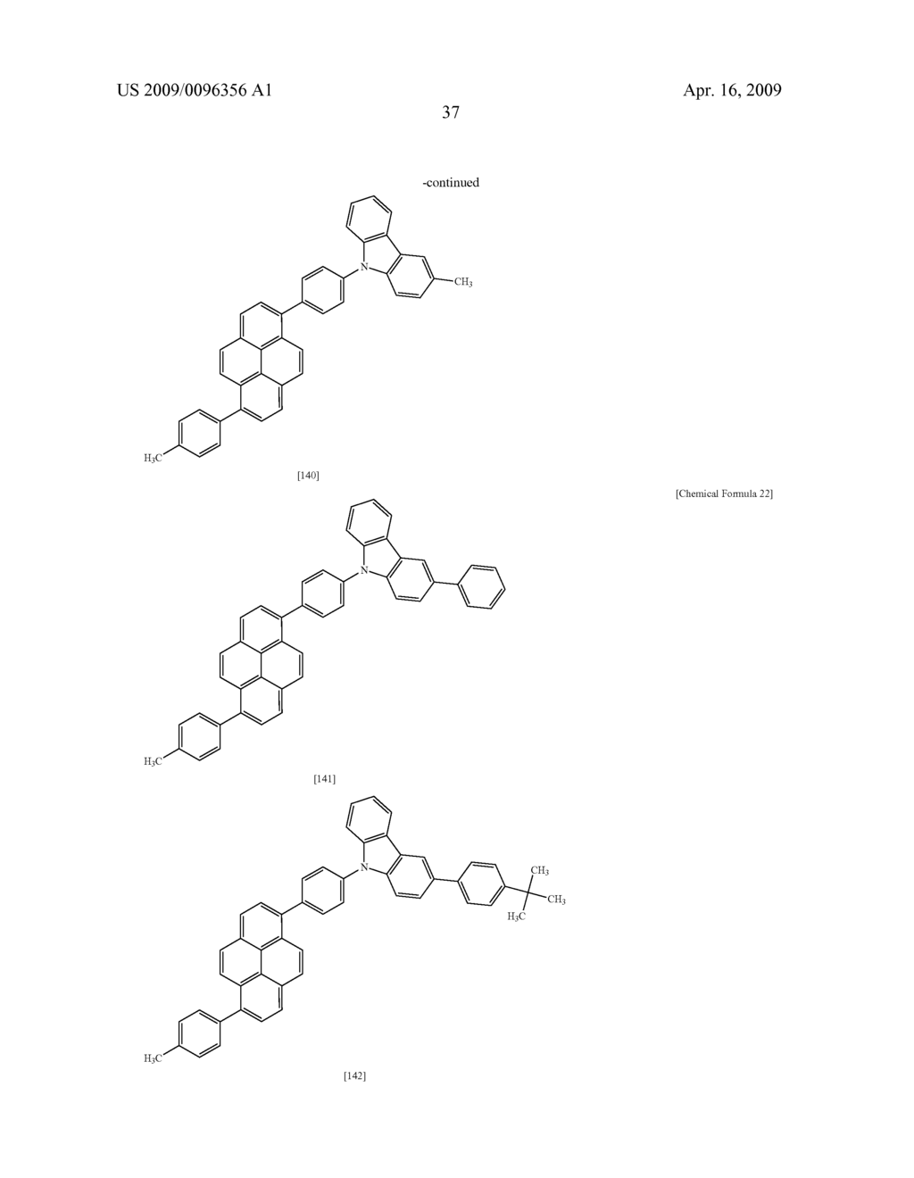 Light-emitting device material and light-emitting device - diagram, schematic, and image 38