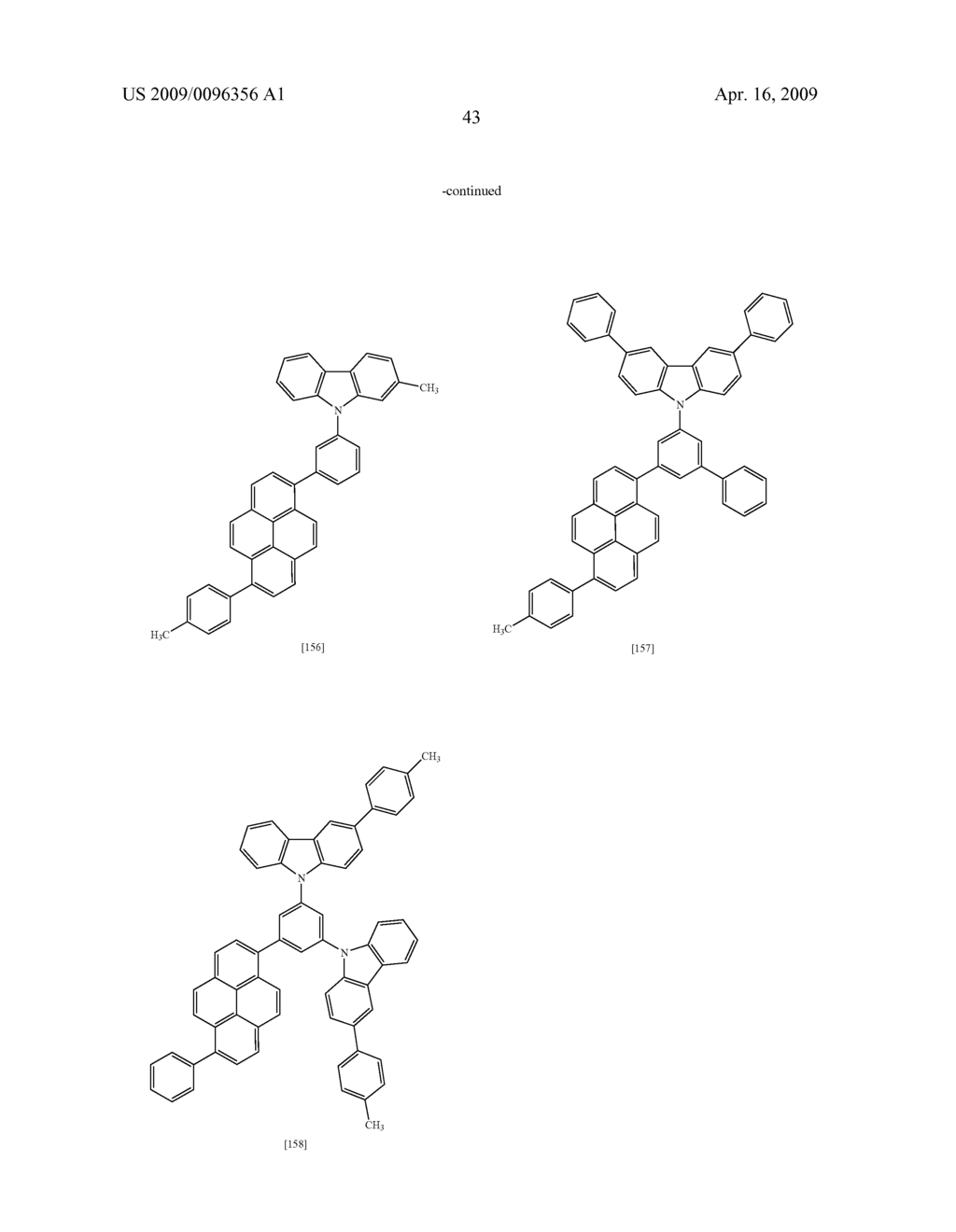 Light-emitting device material and light-emitting device - diagram, schematic, and image 44