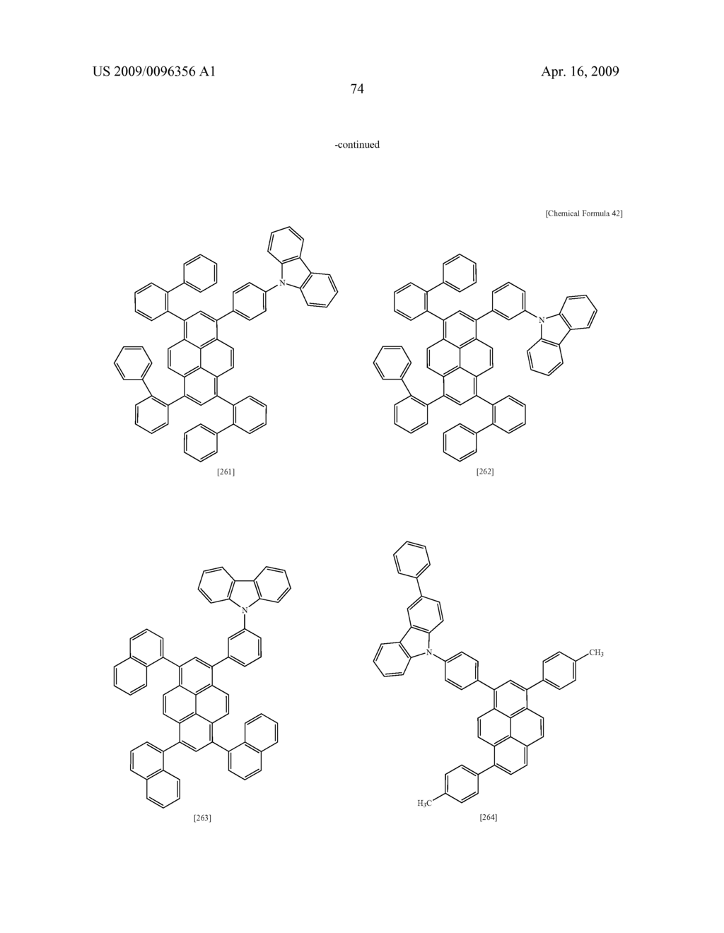 Light-emitting device material and light-emitting device - diagram, schematic, and image 75