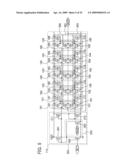 VOLTAGE CONTROLLED OSCILLATOR CIRCUIT, PHASE-LOCKED LOOP CIRCUIT USING THE VOLTAGE CONTROLLED OSCILLATOR CIRCUIT, AND SEMICONDUCTOR DEVICE PROVIDED WITH THE SAME diagram and image