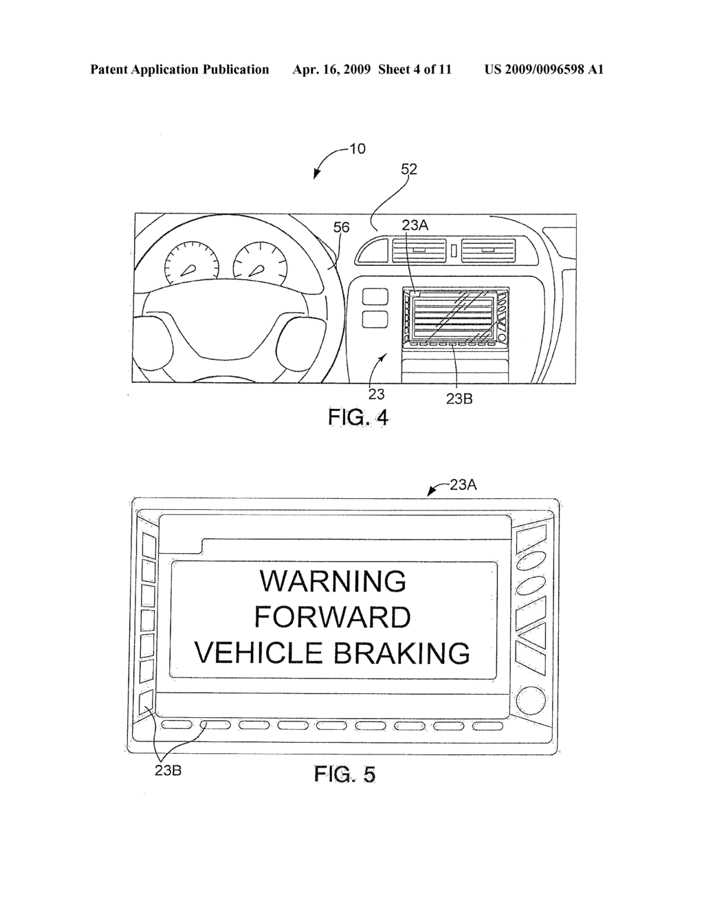 FORWARD VEHICLE BRAKE WARNING SYSTEM - diagram, schematic, and image 05