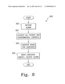 SYSTEM FOR MONITORING CAREGIVERS AND EQUIPMENT AT A PATIENT LOCATION diagram and image