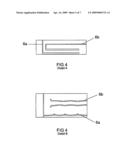 Discharge Lamp for Dielectrically Impeded Discharge with Rib-Like Supporting Elements Between The Bottom Plate and the Top Plate diagram and image