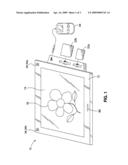 DIGITAL PICTURE FRAME WITH PERIPHERAL AUDIO INPUT diagram and image