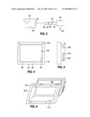 DIGITAL PICTURE FRAME WITH PERIPHERAL AUDIO INPUT diagram and image