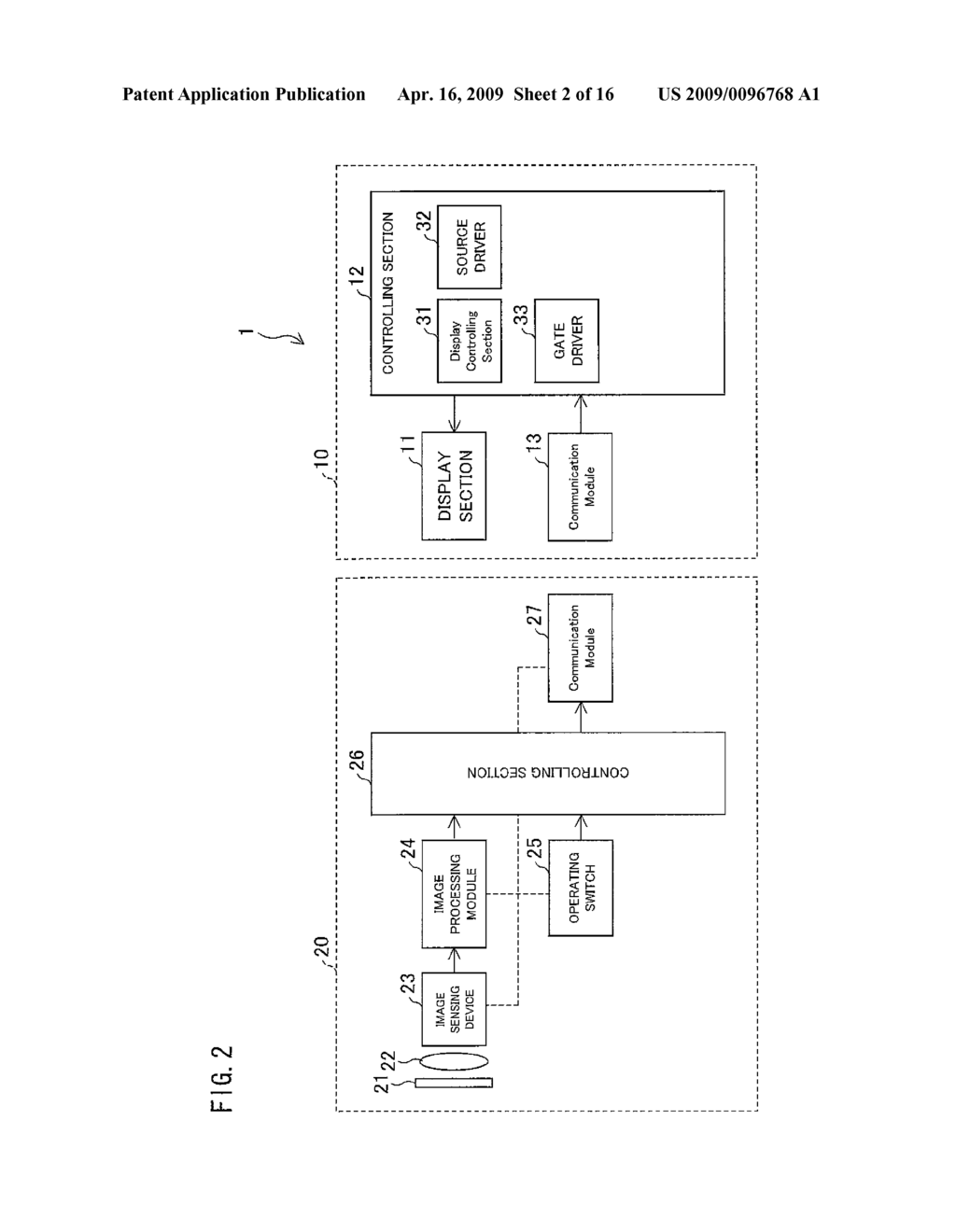 DISPLAY SYSTEM AND METHOD FOR DETECTING POINTED POSITION - diagram, schematic, and image 03
