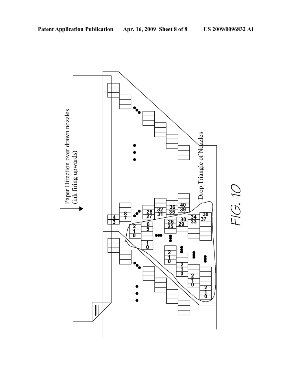 PRINTHEAD HAVING DISPLACED NOZZLE ROWS - diagram, schematic, and image 09