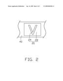 PROJECTOR WITH ILLUMINATED LOGO REGION diagram and image