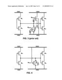 ESD protection circuit for IC with separated power domains diagram and image