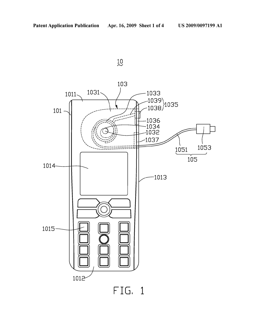 PORTABLE ELECTRONIC DEVICE INSTALLED WITH DATA CABLE - diagram, schematic, and image 02