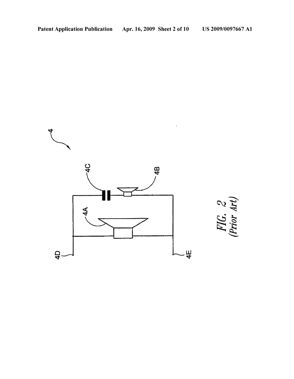 METHOD AND CIRCUIT FOR TESTING AN AUDIO HIGH-FREQUENCY LOUDSPEAKER BEING PART OF A LOUDSPEAKER SYSTEM - diagram, schematic, and image 03