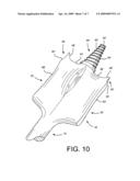 Spade Bit having Threaded Conical Tip Portion diagram and image