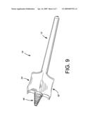 Spade bit with improved cutting geometry diagram and image