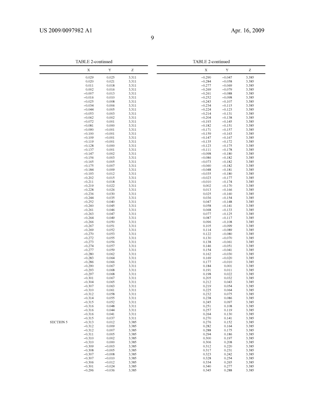 COMPRESSOR TURBINE BLADE AIRFOIL PROFILE - diagram, schematic, and image 13