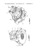 External gear hydraulic pump with acoustical insulation diagram and image