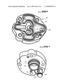 External gear hydraulic pump with acoustical insulation diagram and image